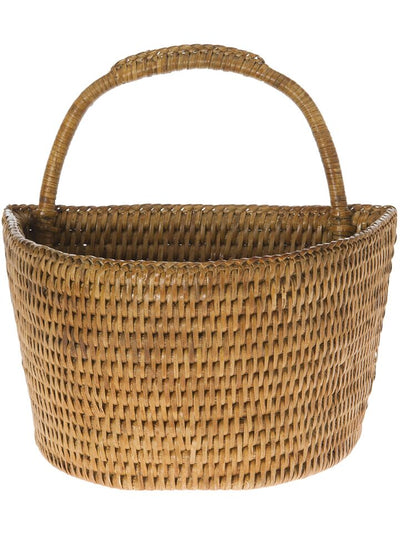 La Jolla Rattan Wall Basket