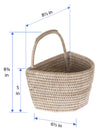 La Jolla Rattan Wall Basket