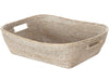 La Jolla Oblong Rattan Storage & Shelf Basket