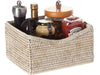 La Jolla Rattan Organizing & Shelf Basket