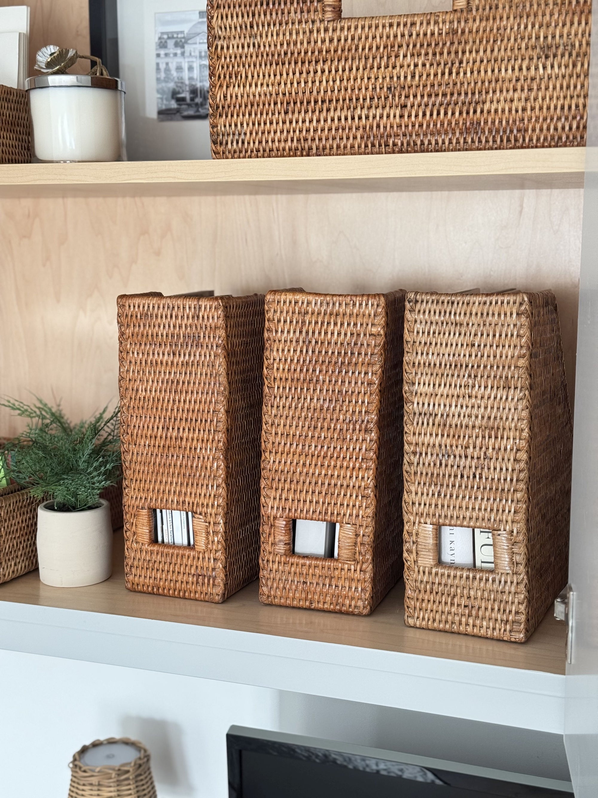 La Jolla Rattan Magazine File