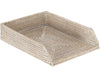 La Jolla Rattan Stackable Letter Tray