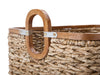 Rectangular Handwoven Anson Storage Basket in Twisted Sea Grass, Natural