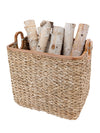 Rectangular Handwoven Anson Storage Basket in Twisted Sea Grass, Natural