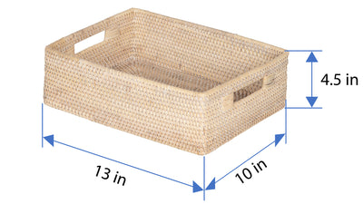 Loma Rattan Shelf & Organizing Basket