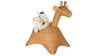 Kouboo Natural Color Wicker Giraffe Basket Frontview