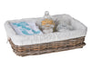 Kobo Rattan Shelf & Underbed Basket, Gray-Brown