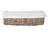 Kobo Rattan Shelf & Underbed Basket, Gray