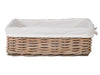 Kobo Rattan Shelf & Underbed Basket, Gray-Brown