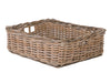 Kobo Rattan Shelf & Underbed Basket, Gray