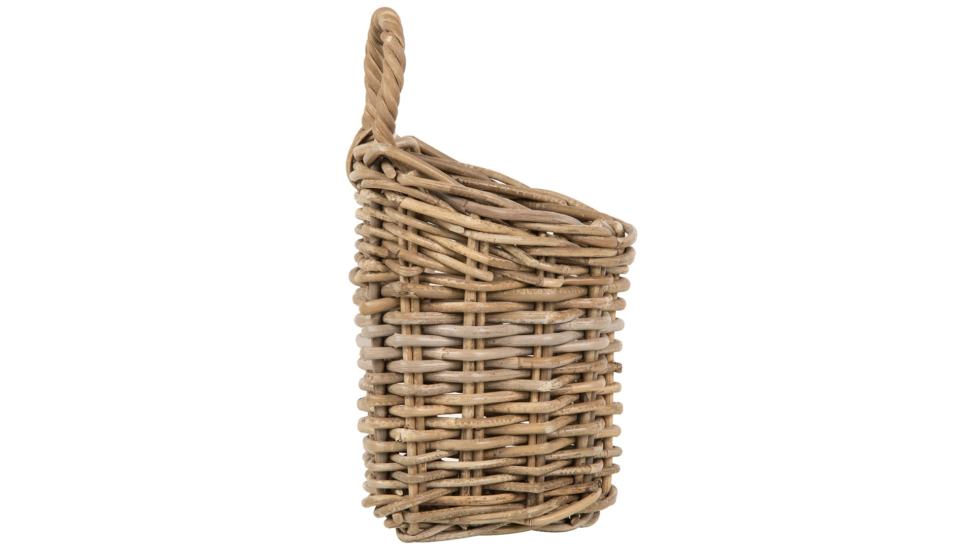 Kobo Rattan Wall Basket, Small