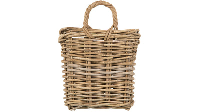 Kobo Rattan Wall Basket, Small