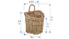 Small wicker wall basket