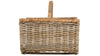 Kobo Rattan Fire Log Basket, Gray-Brown