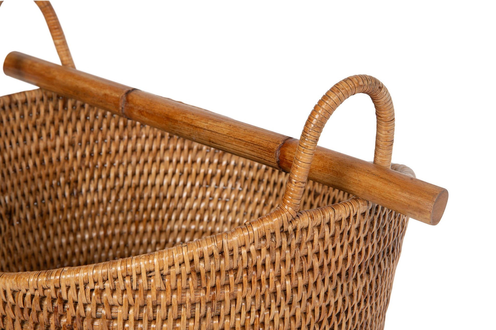 La Jolla Rattan Free Standing Toilet Roll Holder, Dispenser