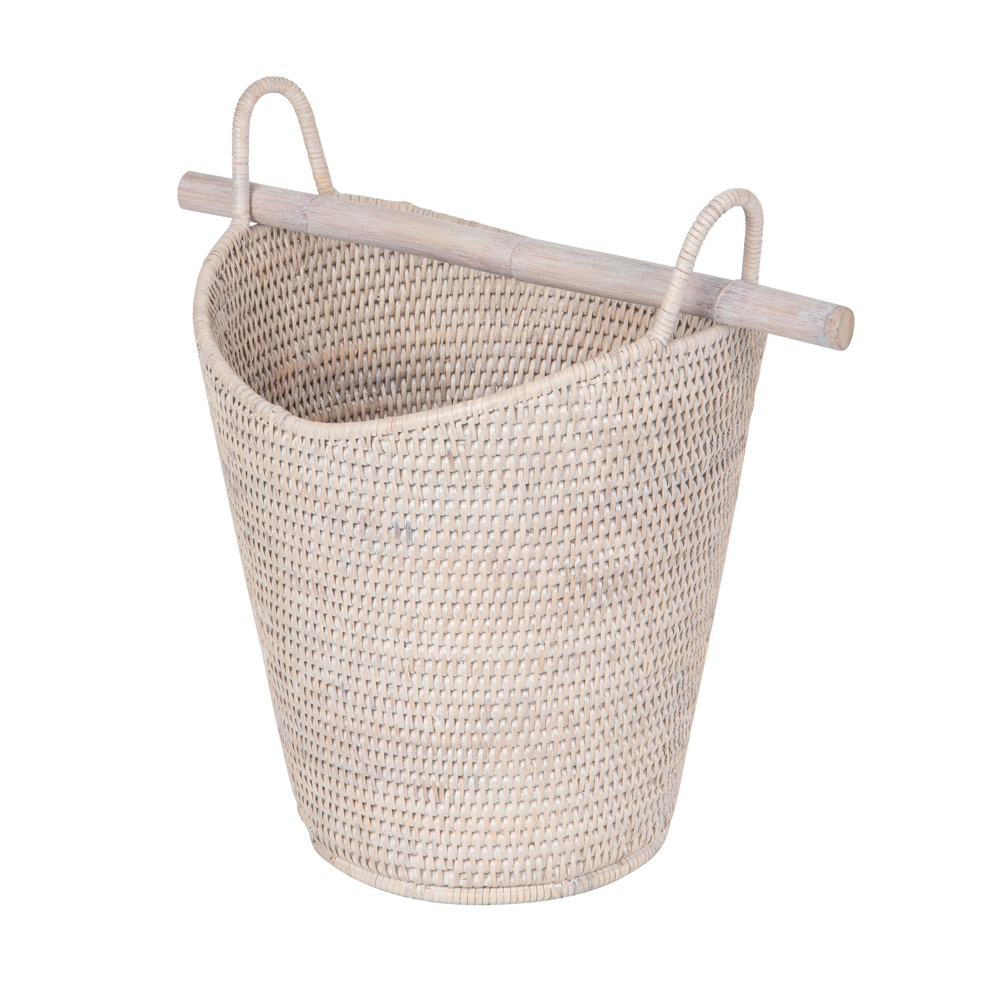 La Jolla Rattan Free Standing Toilet Roll Holder, Dispenser