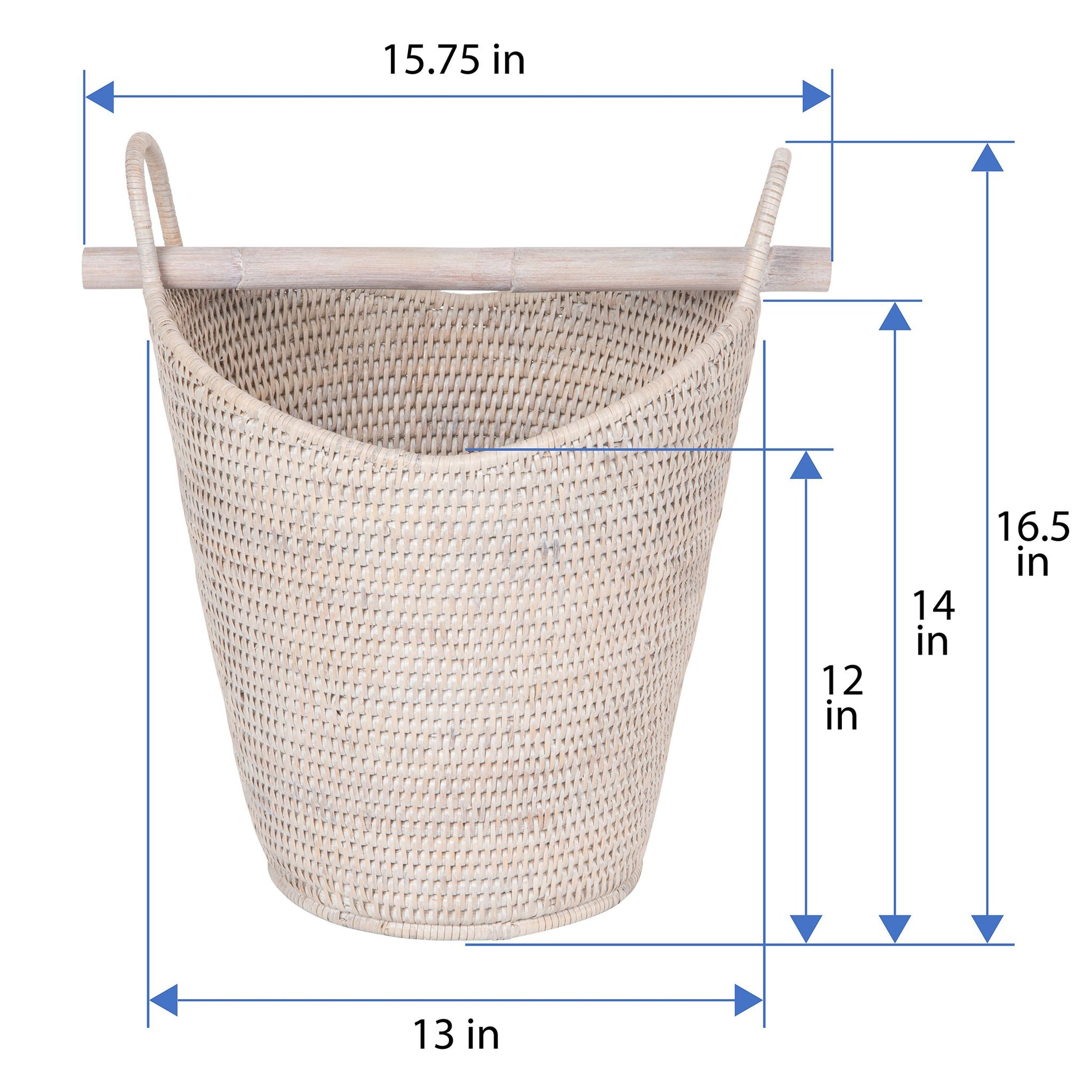 La Jolla Rattan Free Standing Toilet Roll Holder, Dispenser