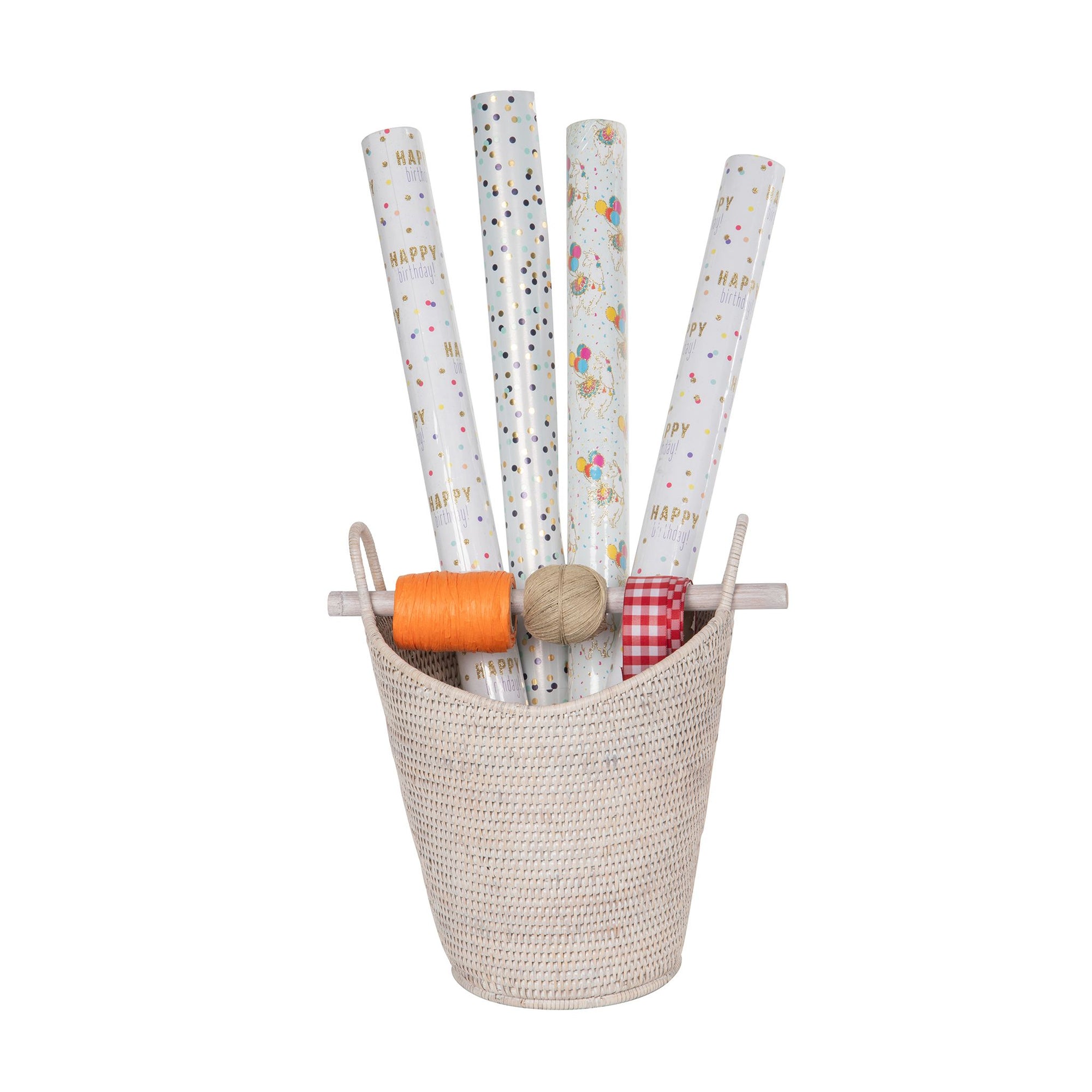 La Jolla Rattan Free Standing Toilet Roll Holder, Dispenser