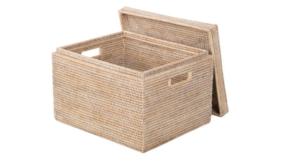 La Jolla Rectangular Rattan Storage Box