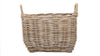 Kobo Rectangular Storage Basket, Large, Gray-Brown