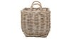 Kouboo Large Gray Brown Kobo Rectangular Storage Basket 