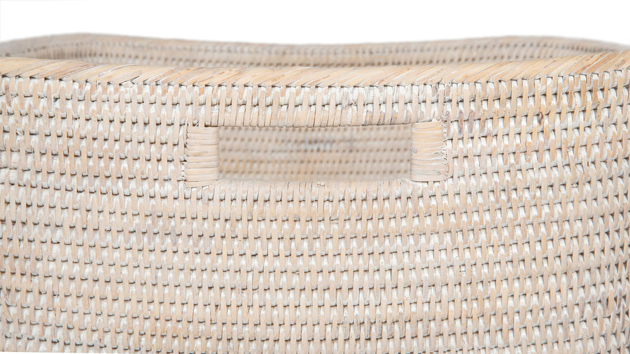 La Jolla Oblong Storage Basket, Honey Brown, Large