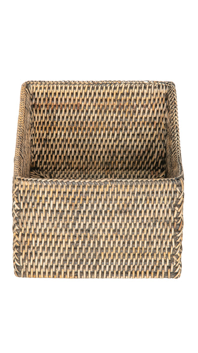 La Jolla Rattan Organizing & Shelf Basket