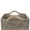 Loma Rectangular Decorative Rattan Storage Basket with Ear Handles, Small