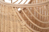 Spider Round Wicker Decorative Storage Basket, Natural