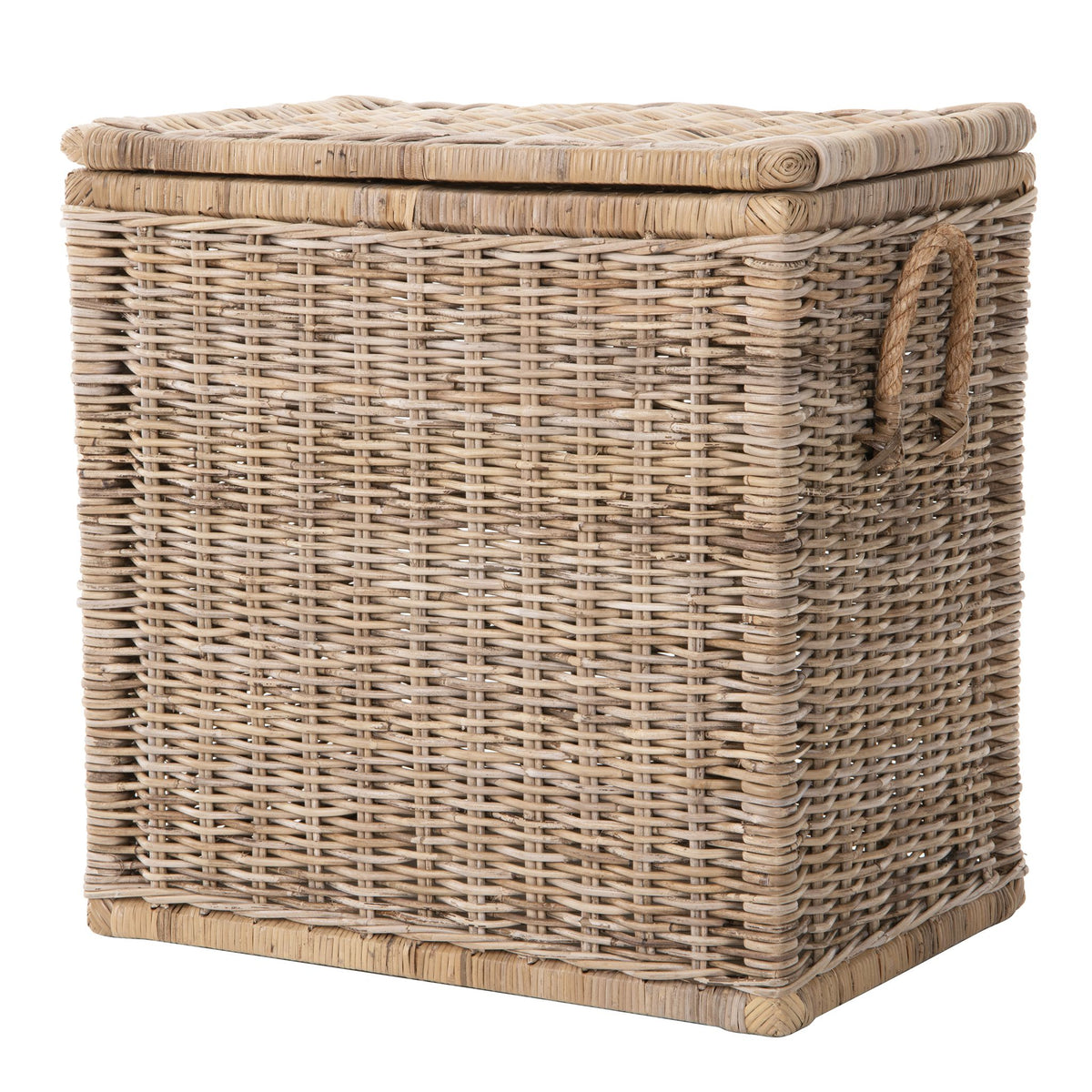 Rattan Kobo Decorative Storage Trunk With Lid Tall Size Rattan kobo decorative storage trunk with lid tall size