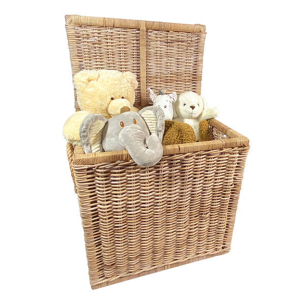Rattan Kobo Decorative Storage Trunk With Lid Tall Size Rattan kobo decorative storage trunk with lid tall size