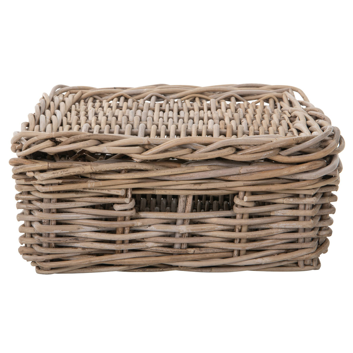 Rattan Kobo Decorative Storage Trunk with Lid, Natural