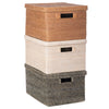 Loma Rectangular Rattan Storage Box and Decorative Storage Basket