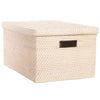 Loma Rectangular Rattan Storage Box and Decorative Storage Basket