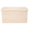 Loma Rectangular Rattan Storage Box and Decorative Storage Basket