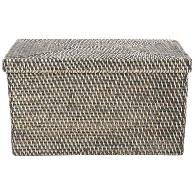 Loma Rectangular Rattan Storage Box and Decorative Storage Basket