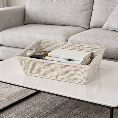 La Jolla Rectangular Multi Purpose Shelf and Storage Basket, Large