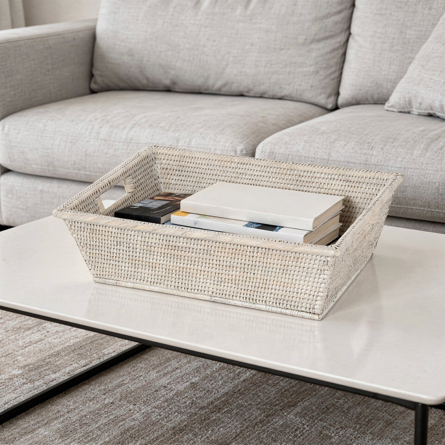 La Jolla Rectangular Multi Purpose Shelf and Storage Basket, Large