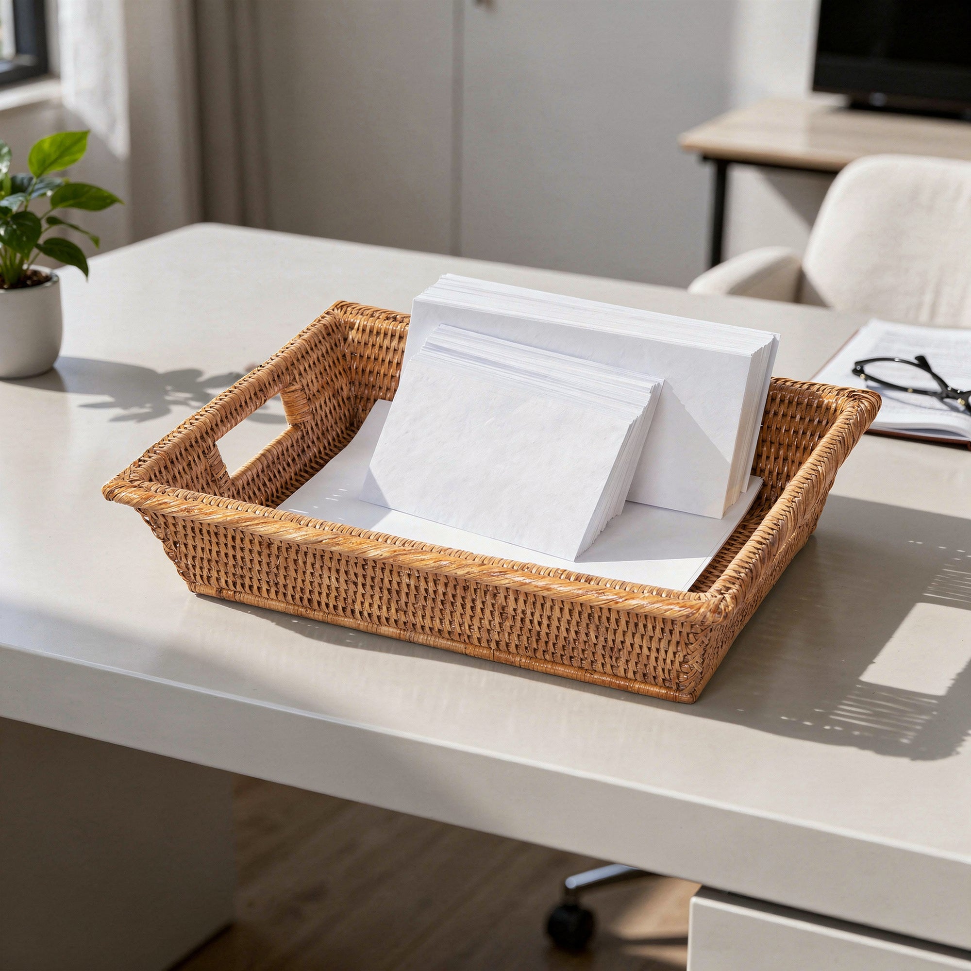 La Jolla Rectangular Multi Purpose Shelf and Storage Basket, Small