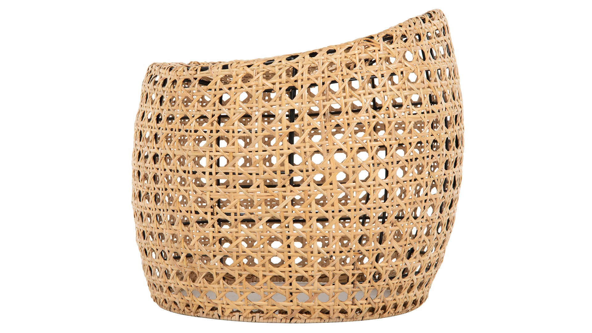 Jao Rattan Cane Stool, Natural Color