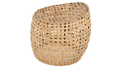 Jao Rattan Cane Stool, Natural Color