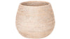 La Jolla Coco Rattan Planter and Bowl