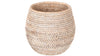 La Jolla Coco Rattan Planter and Bowl