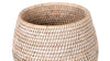 La Jolla Coco Rattan Planter and Bowl