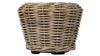 Rattan Kobo Indoor & Outdoor Planter Basket with Plastic Pot