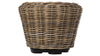 Rattan Kobo Indoor & Outdoor Planter Basket with Plastic Pot