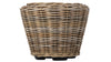 Rattan Kobo Indoor & Outdoor Planter Basket with Plastic Pot