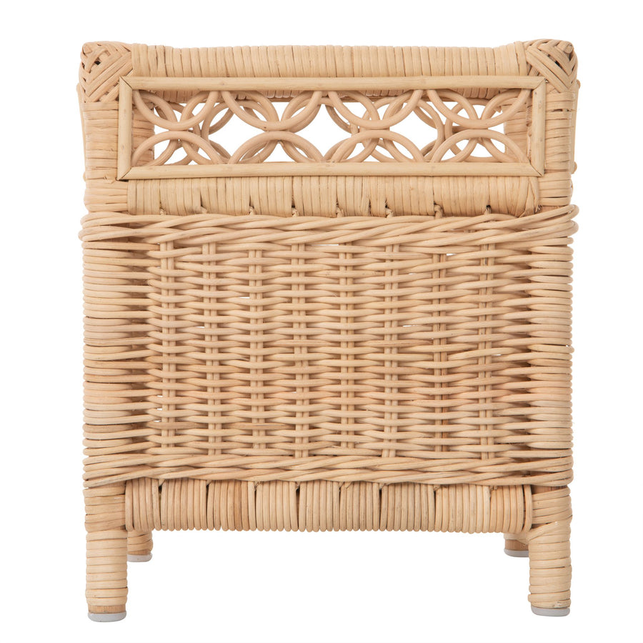 Square Rattan Planter Stand - for Indoor Plants