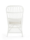 Rattan Loop Armchair with Seat Cushion, Set of 2 Chairs