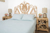 Peacock Rattan Headboard, Natural